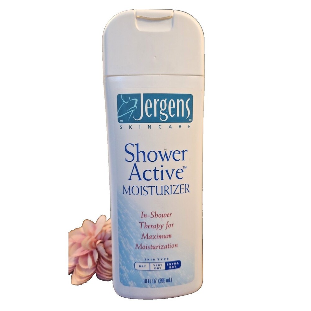Vintage Jergens SHOWER ACTIVE MOISTURIZER In-shower Therapy Lotion 10 fl oz NOS - Picture 1 of 11